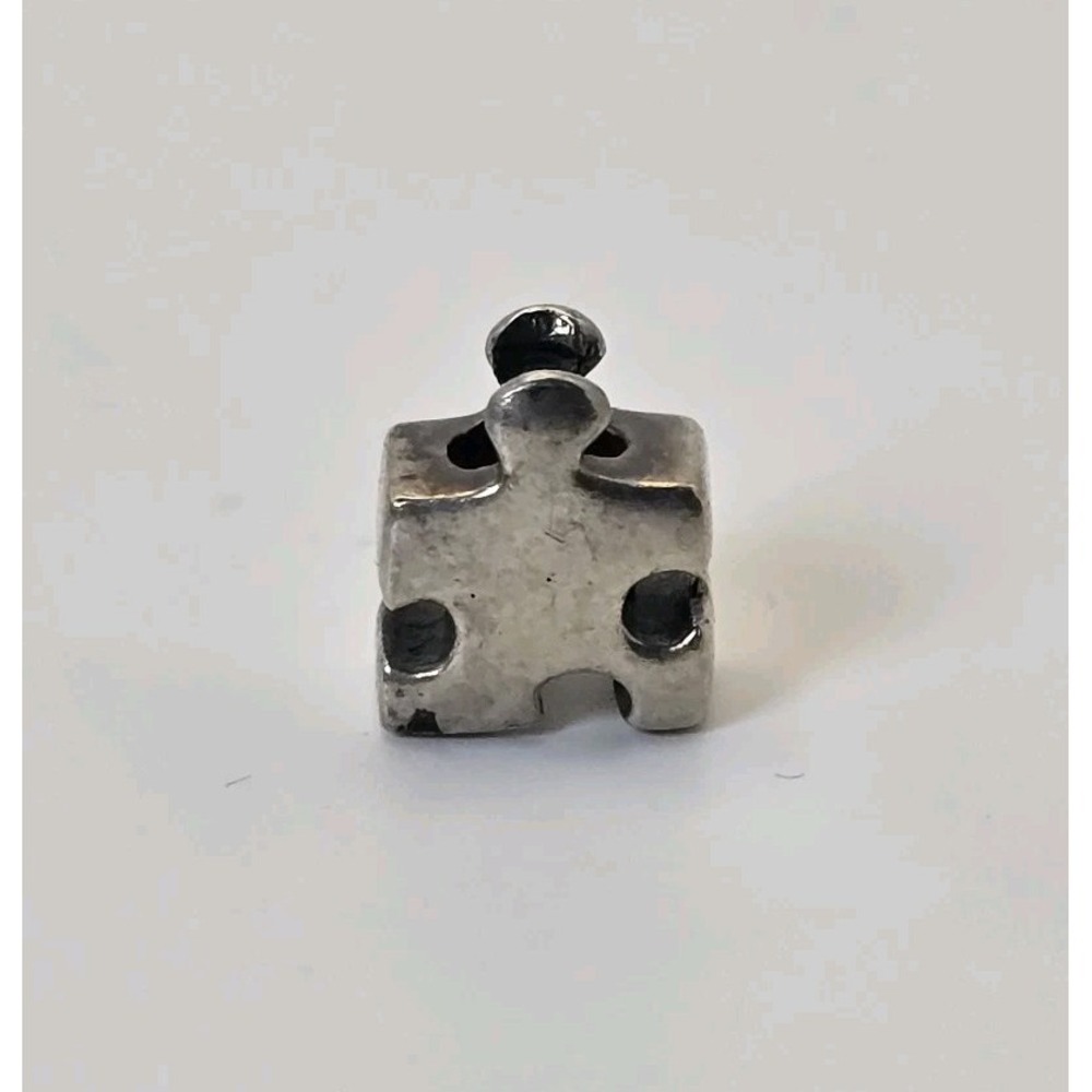Retired Chamilia Autism Puzzle Piece Charm Sterling Silver 925 GA-77 Bead